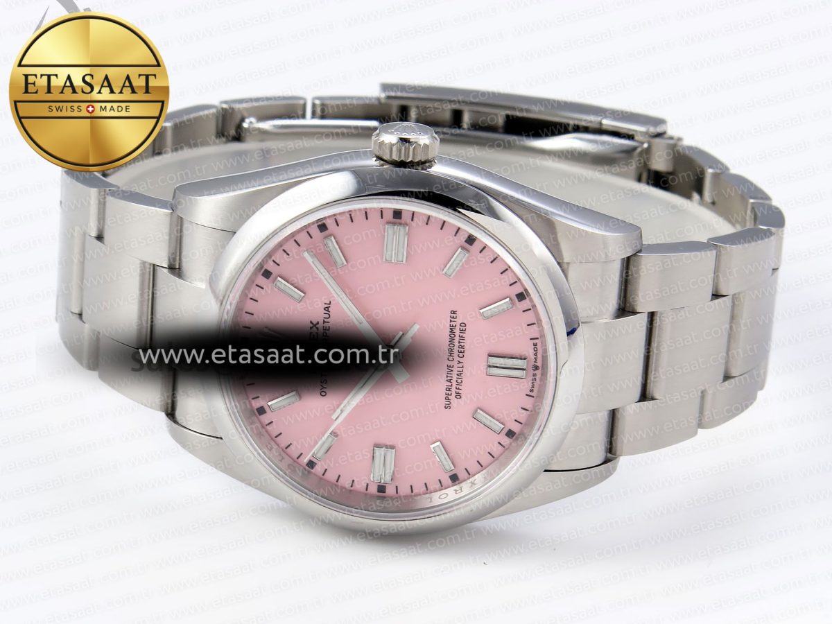 Oyster Perpetual 126000 36mm VSF 1:1 Best Edition 904L Steel Pink Dial VS3235 - Görsel 6