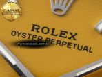Oyster Perpetual 126000 36mm VSF 1:1 Best Edition 904L Steel Yellow Dial VS3235 - Görsel 10