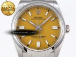 Oyster Perpetual 126000 36mm VSF 1:1 Best Edition 904L Steel Yellow Dial VS3235 - Görsel 4