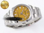 Oyster Perpetual 126000 36mm VSF 1:1 Best Edition 904L Steel Yellow Dial VS3235 - Görsel 6