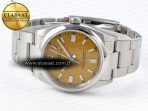 Oyster Perpetual 126000 36mm VSF 1:1 Best Edition 904L Steel Yellow Dial VS3235 - Görsel 7