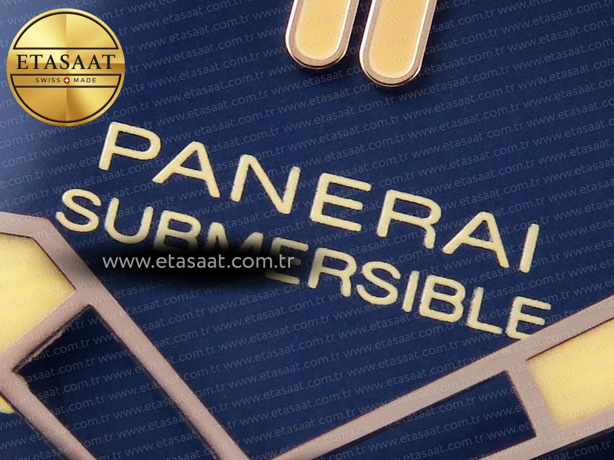 Panerai PAM1074 W BRONZO BLUE DIAL ON BLUE P.900 - Görsel 10