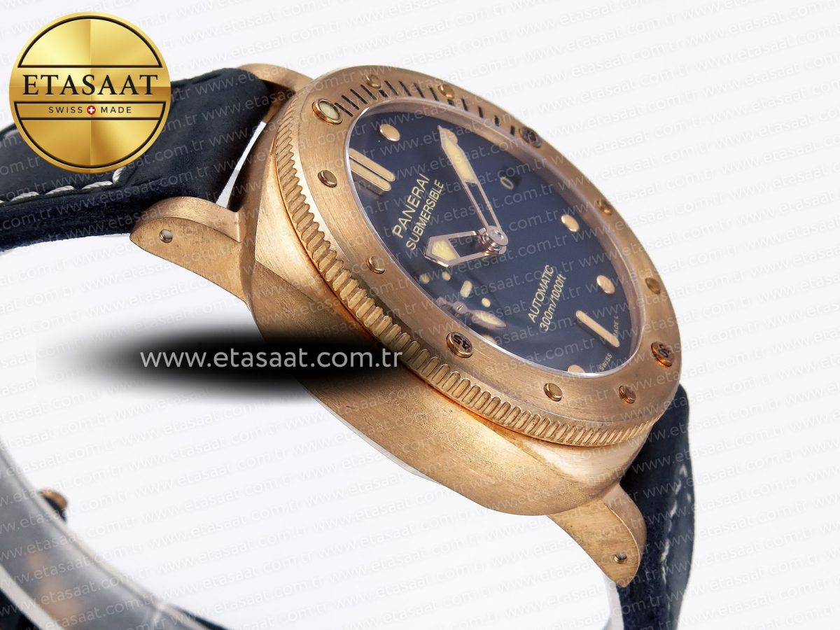 Panerai PAM1074 W BRONZO BLUE DIAL ON BLUE P.900 - Görsel 9