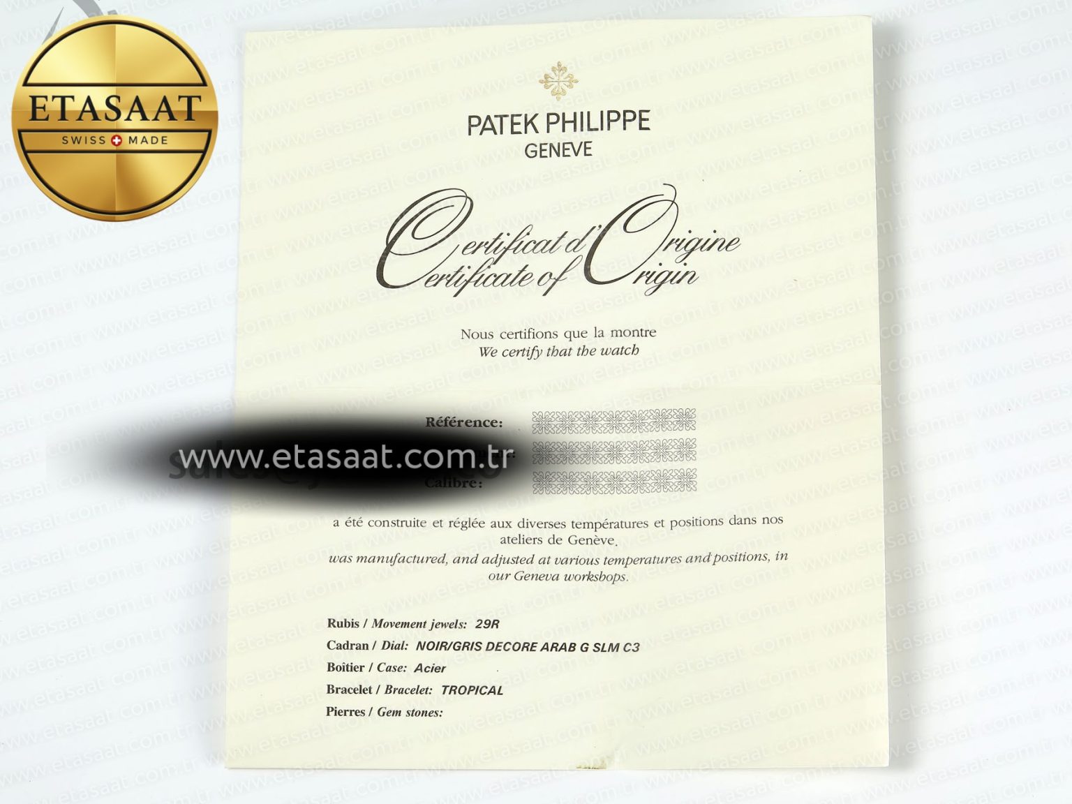 PATEK PHILIPPE VIP TRAVEL BOX WITH CARDS AND CERTIFICATE - Görsel 12