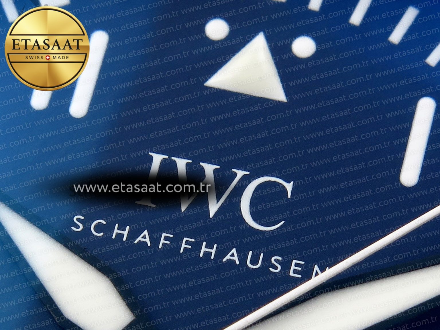 PILOT’S WATCH LAUREUS BLUE CERAMIC IW328101 ZF 1:1 BEST EDITION ON BLUE NYLON STRAP A32111 - Görsel 10
