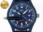 IWC PILOT’S WATCH LAUREUS BLUE CERAMIC IW328101  BLUE NYLON STRAP A32111 - Görsel 4