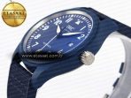 IWC PILOT’S WATCH LAUREUS BLUE CERAMIC IW328101  BLUE NYLON STRAP A32111 - Görsel 6