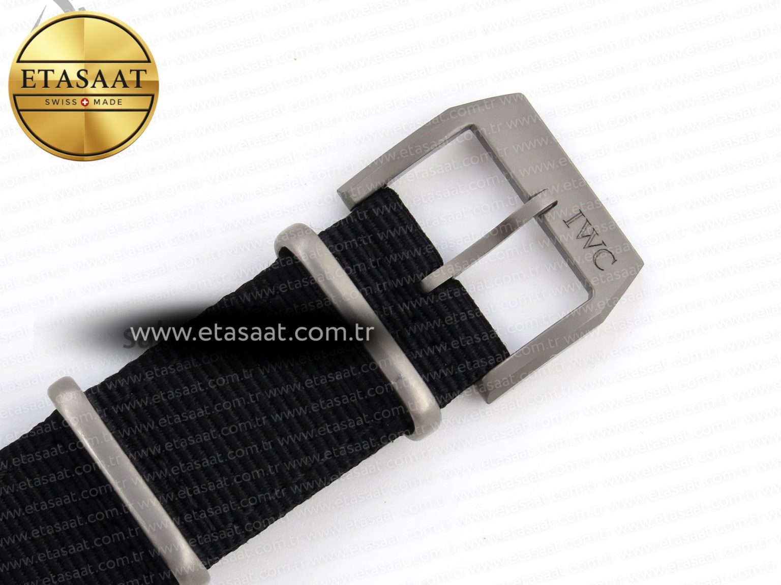 PILOT’S WATCH TOP GUN BLACK CERAMIC IW326901 ZF 1:1 BEST EDITION ON BLACK NYLON STRAP A32111 - Görsel 24