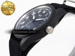 PILOT’S WATCH TOP GUN BLACK CERAMIC IW326901 ZF 1:1 BEST EDITION ON BLACK NYLON STRAP A32111 - Görsel 6