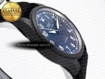 PILOT’S WATCH TOP GUN BLACK CERAMIC IW326901 ZF 1:1 BEST EDITION ON BLACK NYLON STRAP A32111 - Görsel 7