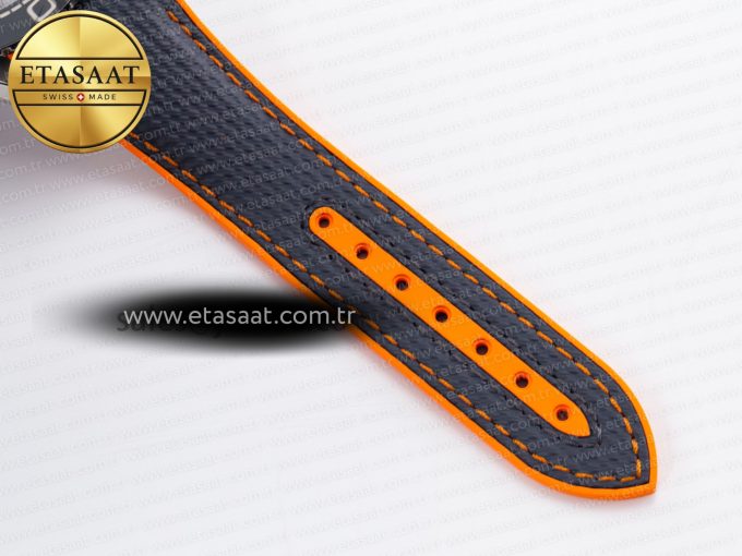 Planet Ocean 43.5mm Ti VSF 1:1 Best Edition Black/Orange Bezel Gray Dial on Gray Nylon Strap A8900 - Görsel 24