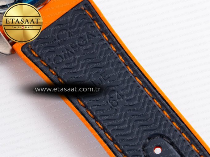 Planet Ocean 43.5mm Ti VSF 1:1 Best Edition Black/Orange Bezel Gray Dial on Gray Nylon Strap A8900 - Görsel 26