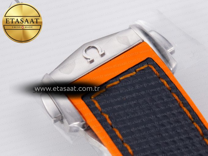 Planet Ocean 43.5mm Ti VSF 1:1 Best Edition Black/Orange Bezel Gray Dial on Gray Nylon Strap A8900 - Görsel 28