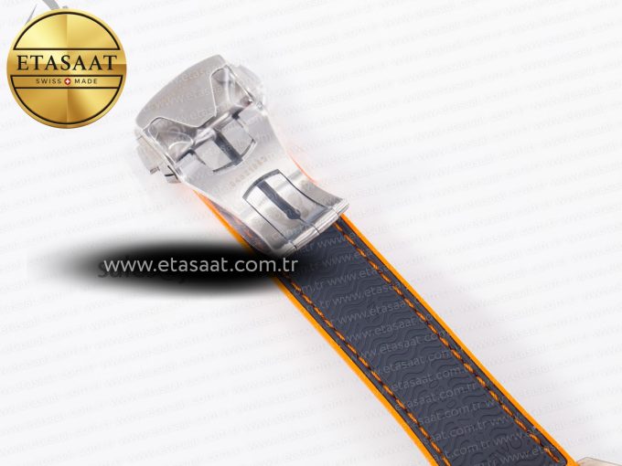 Planet Ocean 43.5mm Ti VSF 1:1 Best Edition Black/Orange Bezel Gray Dial on Gray Nylon Strap A8900 - Görsel 29
