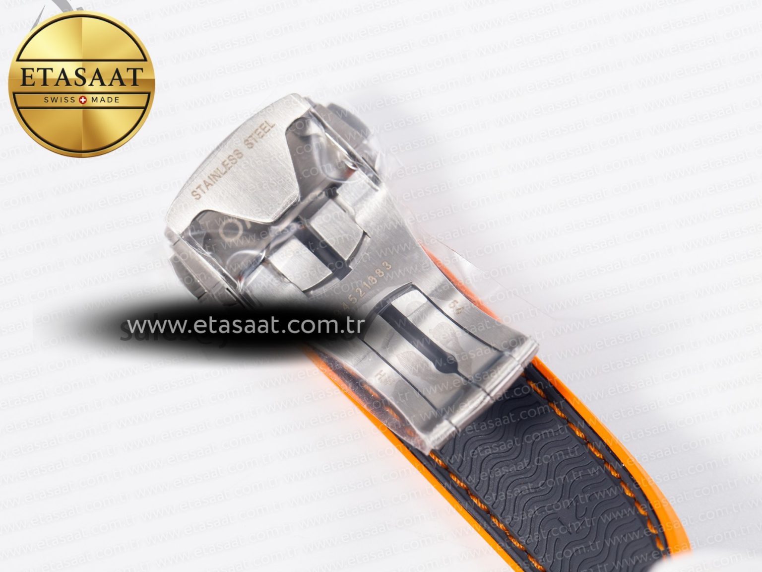 Planet Ocean 43.5mm Ti VSF 1:1 Best Edition Black/Orange Bezel Gray Dial on Gray Nylon Strap A8900 - Görsel 30