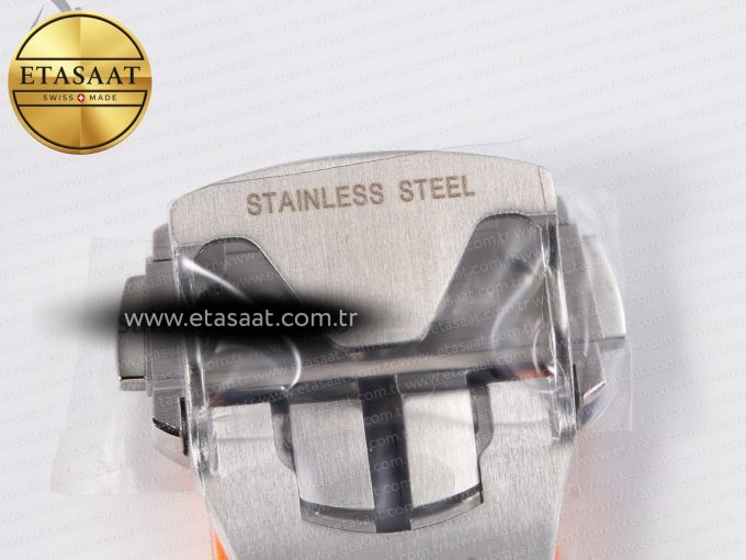 Planet Ocean 43.5mm Ti VSF 1:1 Best Edition Black/Orange Bezel Gray Dial on Gray Nylon Strap A8900 - Görsel 31