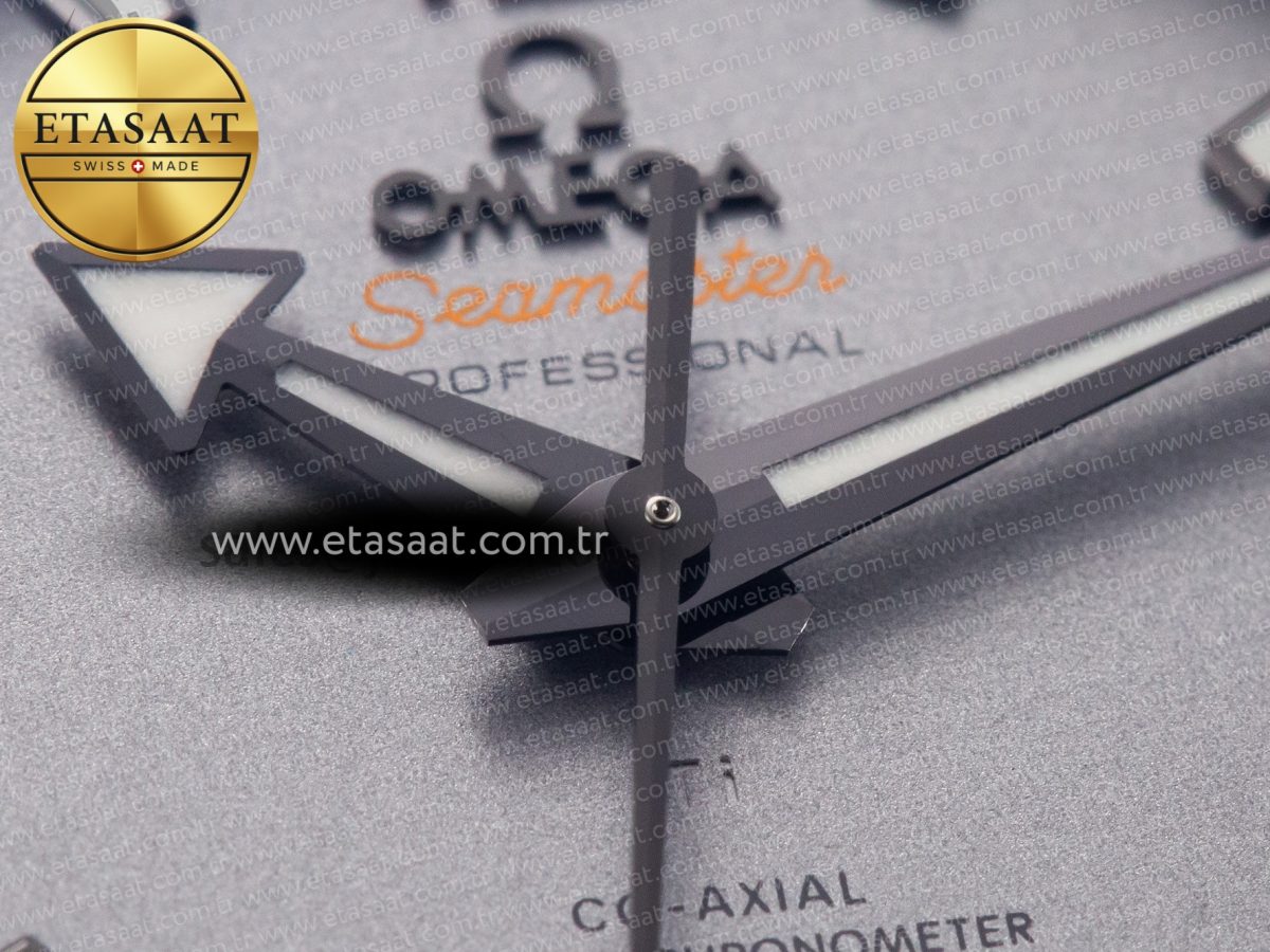 Planet Ocean 43.5mm Ti VSF 1:1 Best Edition Black/Orange Bezel Gray Dial on Gray Nylon Strap A8900 - Görsel 8