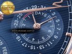 PORTUGIESER PERPETUAL CALENDAR RG 5033 APSF 1:1 BEST EDITION BLUE DIAL ON BLACK LEATHER STRAP A52610 CLONE - Görsel 11