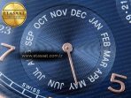 PORTUGIESER PERPETUAL CALENDAR RG 5033 APSF 1:1 BEST EDITION BLUE DIAL ON BLACK LEATHER STRAP A52610 CLONE - Görsel 12