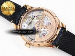 PORTUGIESER PERPETUAL CALENDAR RG 5033 APSF 1:1 BEST EDITION BLUE DIAL ON BLACK LEATHER STRAP A52610 CLONE - Görsel 16