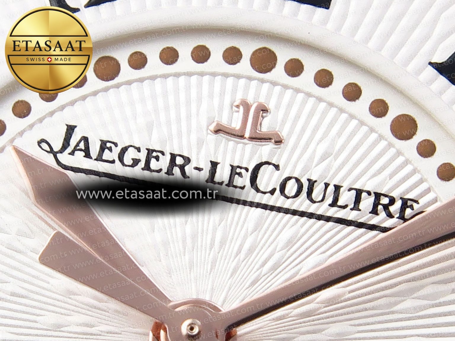 RENDEZ-VOUS NIGHT & DAY RG APSF 1:1 BEST EDITION WHITE TEXTURED DIAL DIAMONDS BEZEL ON BLACK LEATHER STRAP A898 - Görsel 10