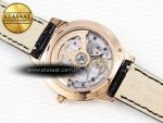 RENDEZ-VOUS NIGHT & DAY RG APSF 1:1 BEST EDITION WHITE TEXTURED DIAL DIAMONDS BEZEL ON BLACK LEATHER STRAP A898 - Görsel 13
