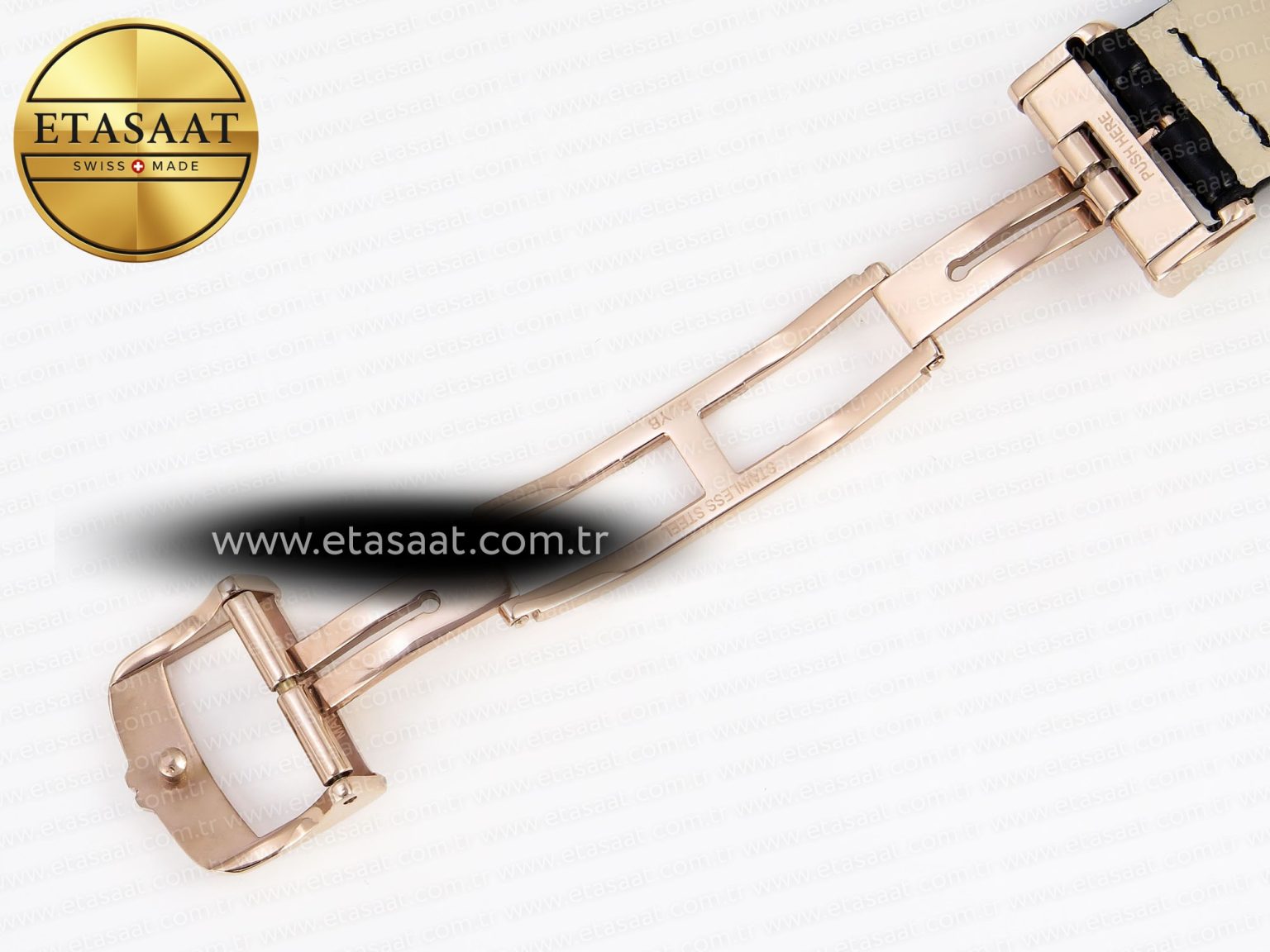 RENDEZ-VOUS NIGHT & DAY RG APSF 1:1 BEST EDITION WHITE TEXTURED DIAL DIAMONDS BEZEL ON BLACK LEATHER STRAP A898 - Görsel 25