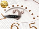 RENDEZ-VOUS NIGHT & DAY RG APSF 1:1 BEST EDITION WHITE TEXTURED DIAL DIAMONDS BEZEL ON BROWN LEATHER STRAP A898 - Görsel 14