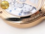 Jaeger Lecoultre RENDEZ-VOUS NIGHT & DAY WHITE TEXTURED DIAL DIAMONDS BEZEL ON BROWN LEATHER A898 - Görsel 18