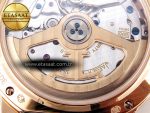 RENDEZ-VOUS NIGHT & DAY RG APSF 1:1 BEST EDITION WHITE TEXTURED DIAL DIAMONDS BEZEL ON BROWN LEATHER STRAP A898 - Görsel 19