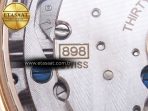 Jaeger Lecoultre RENDEZ-VOUS NIGHT & DAY WHITE TEXTURED DIAL DIAMONDS BEZEL ON BROWN LEATHER A898 - Görsel 21