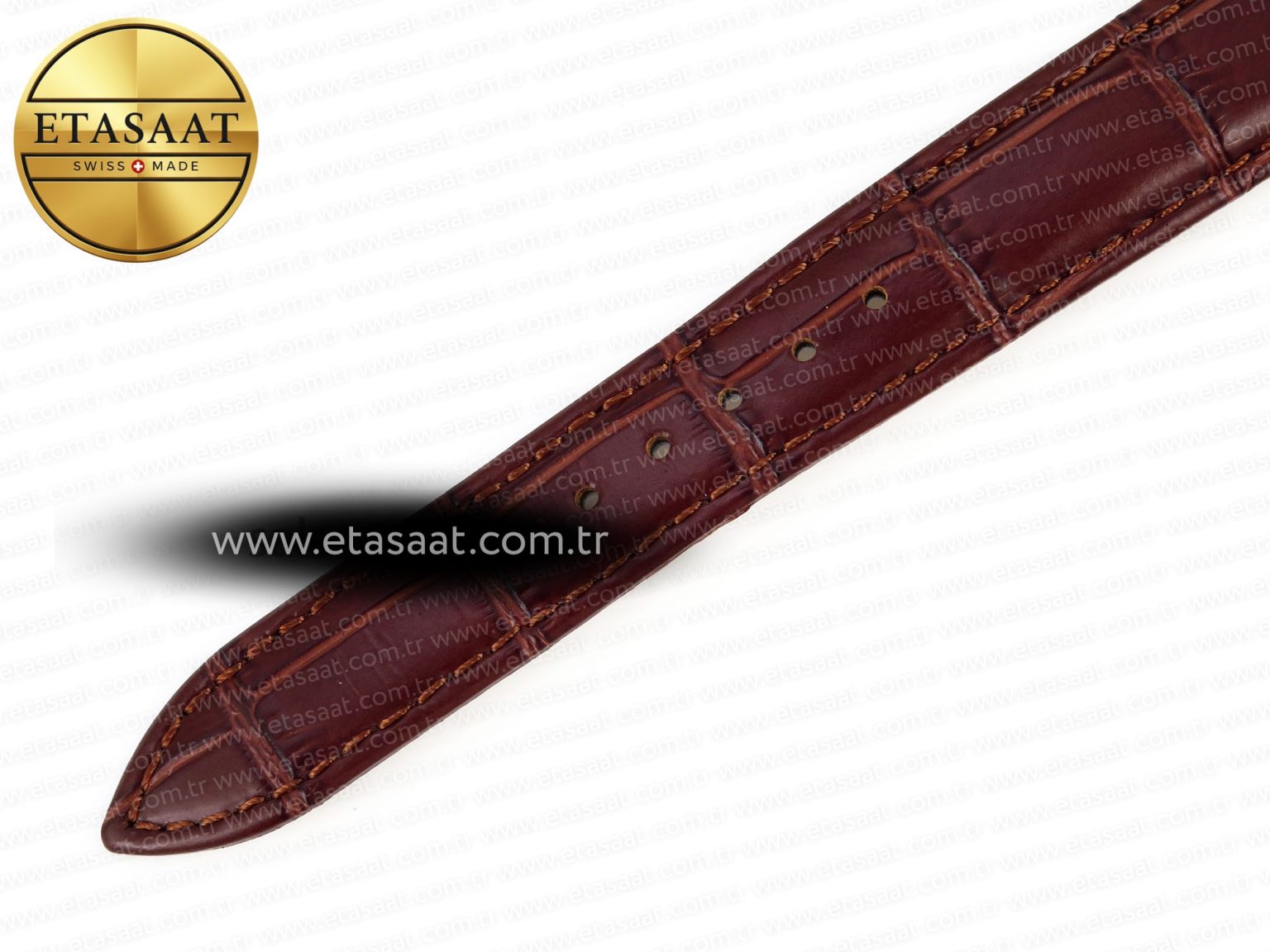 RENDEZ-VOUS NIGHT & DAY RG APSF 1:1 BEST EDITION WHITE TEXTURED DIAL DIAMONDS BEZEL ON BROWN LEATHER STRAP A898 - Görsel 24