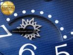 Rendez-Vous Night & Day SS APSF 1:1 Best Edition Blue Textured Dial Diamonds Bezel on Blue Leather Strap SA898 - Görsel 11