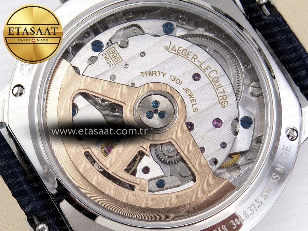 Rendez-Vous Night & Day SS APSF 1:1 Best Edition Blue Textured Dial Diamonds Bezel on Blue Leather Strap SA898 - Görsel 17