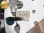 Rendez-Vous Night & Day SS APSF 1:1 Best Edition Blue Textured Dial Diamonds Bezel on Blue Leather Strap SA898 - Görsel 20