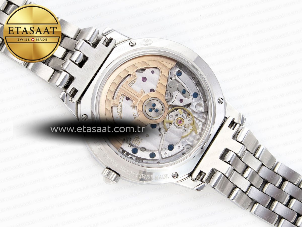 Jaeger Lecoultre RENDEZ-VOUS NIGHT & DAY WHITE TEXTURED DIAL DIAMONDS BEZEL ON SS A898 - Görsel 15