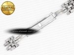 RENDEZ-VOUS NIGHT & DAY SS APSF 1:1 BEST EDITION WHITETEXTURED DIAL DIAMONDS BEZEL ON SS BRACELET A898 - Görsel 23