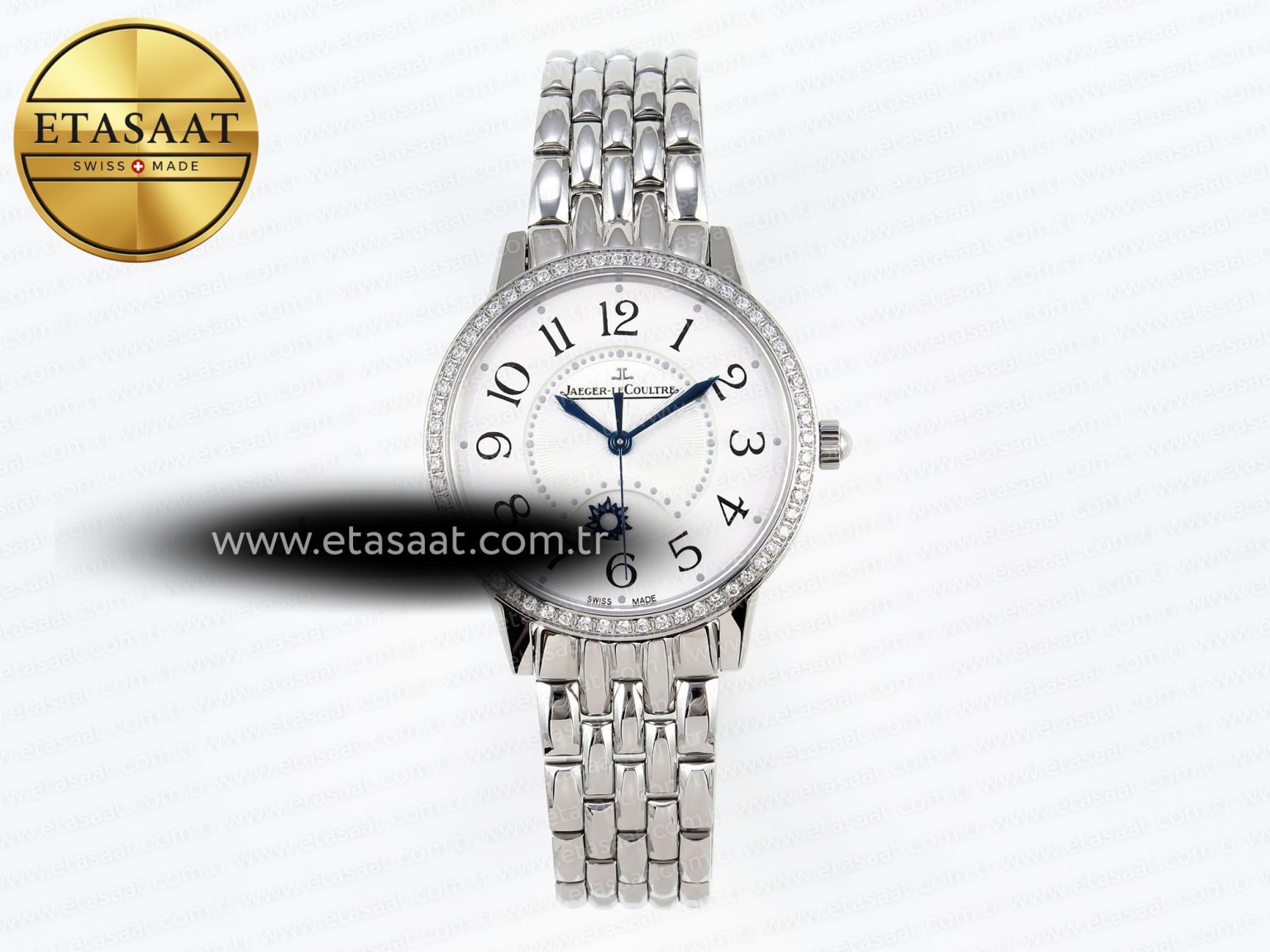 RENDEZ-VOUS NIGHT & DAY SS APSF 1:1 BEST EDITION WHITETEXTURED DIAL DIAMONDS BEZEL ON SS BRACELET A898 - Görsel 3