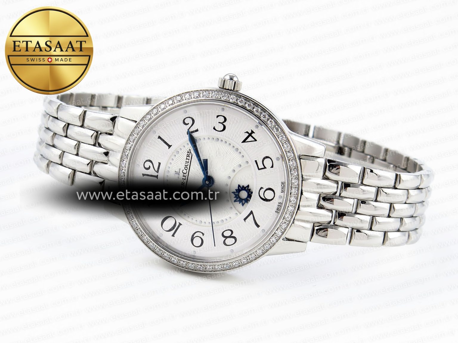 RENDEZ-VOUS NIGHT & DAY SS APSF 1:1 BEST EDITION WHITETEXTURED DIAL DIAMONDS BEZEL ON SS BRACELET A898 - Görsel 7