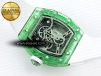 Richard Mille RM026 GREEN PANDA SKELETON DIAL ON RUBBER STRAP - Görsel 17