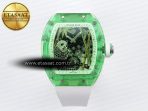 Richard Mille RM026 GREEN PANDA SKELETON DIAL ON RUBBER STRAP - Görsel 3