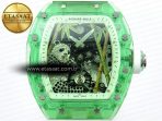 Richard Mille RM026 GREEN PANDA SKELETON DIAL ON RUBBER STRAP - Görsel 4