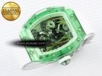 Richard Mille RM026 GREEN PANDA SKELETON DIAL ON RUBBER STRAP - Görsel 6