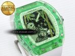 Richard Mille RM026 GREEN PANDA SKELETON DIAL ON RUBBER STRAP - Görsel 7