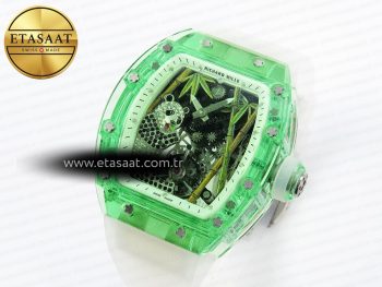 Richard Mille RM026 PANDA SKELETON DIAL ON TRANSLUCENT RUBBER