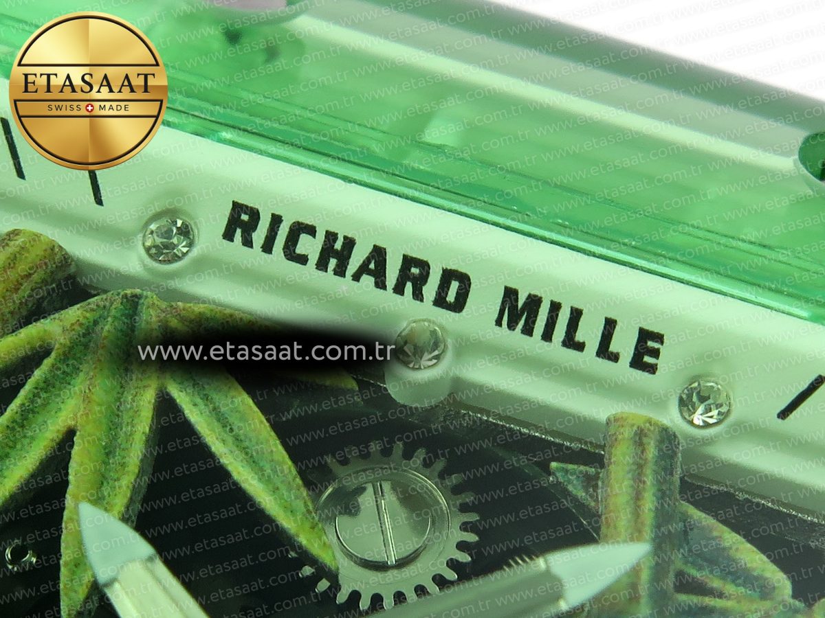Richard Mille RM026 PANDA SKELETON DIAL ON TRANSLUCENT RUBBER - Görsel 10