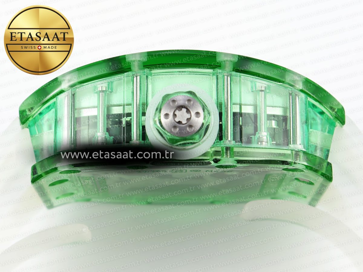 Richard Mille RM026 PANDA SKELETON DIAL ON TRANSLUCENT RUBBER - Görsel 14