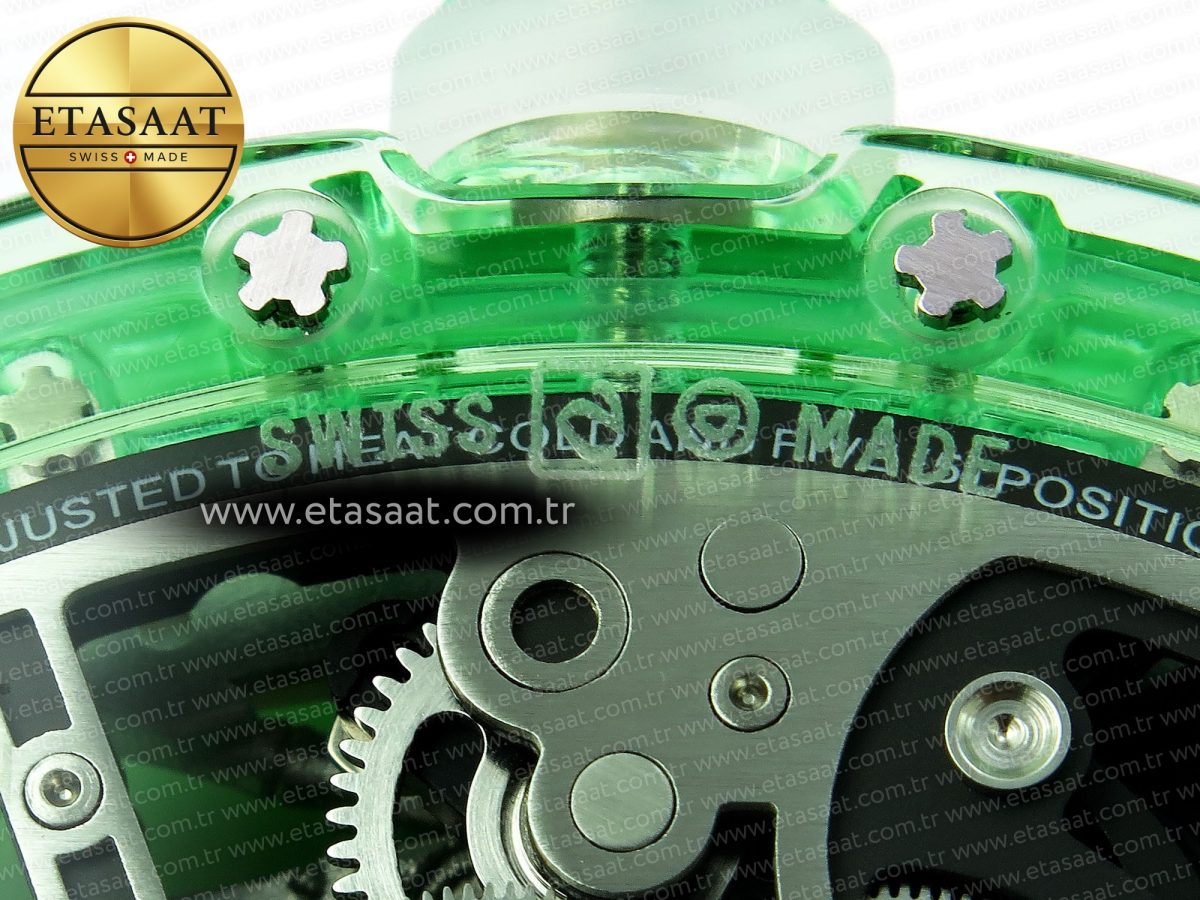 Richard Mille RM026 PANDA SKELETON DIAL ON TRANSLUCENT RUBBER - Görsel 20