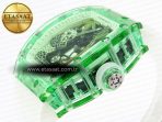 Richard Mille RM026 PANDA SKELETON DIAL ON TRANSLUCENT RUBBER - Görsel 8
