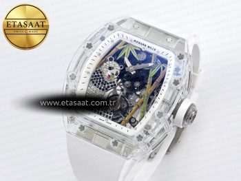Richard Mille RM026 BEST EDITION PANDA SKELETON DIAL ON RUBBER